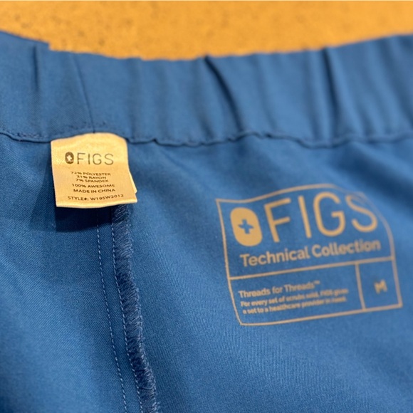 FIGS Royal Blue Presta Scrub Pant - Picture 4 of 4